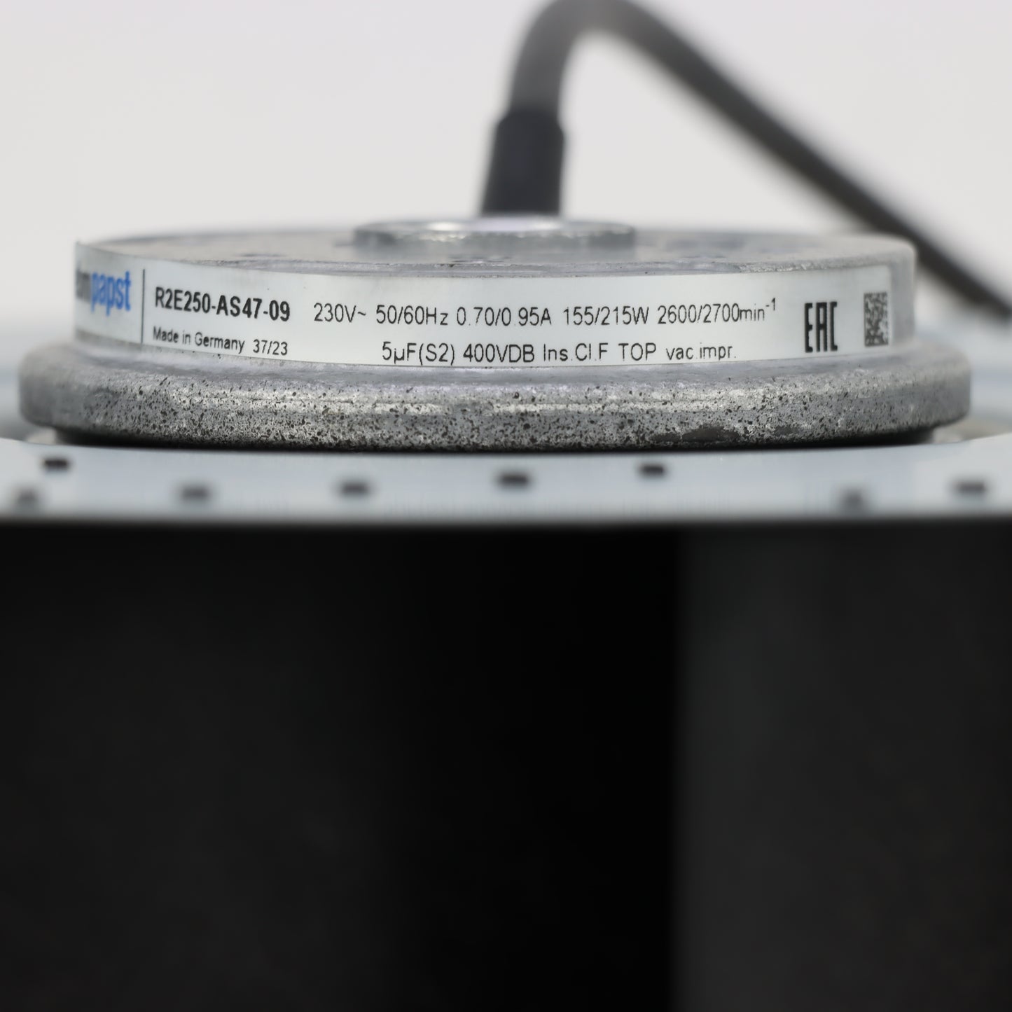 R2E250-AS47-09 250mm Industrial Fan by ebm-papst