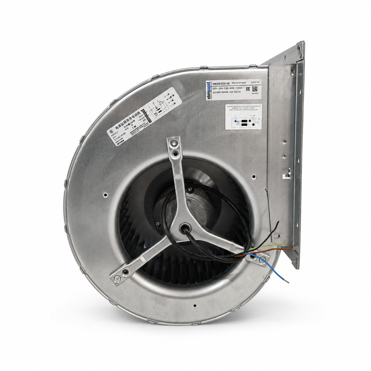 ebm-papst Centrifugal Fan D4E225-CC01-02 2975m³/h