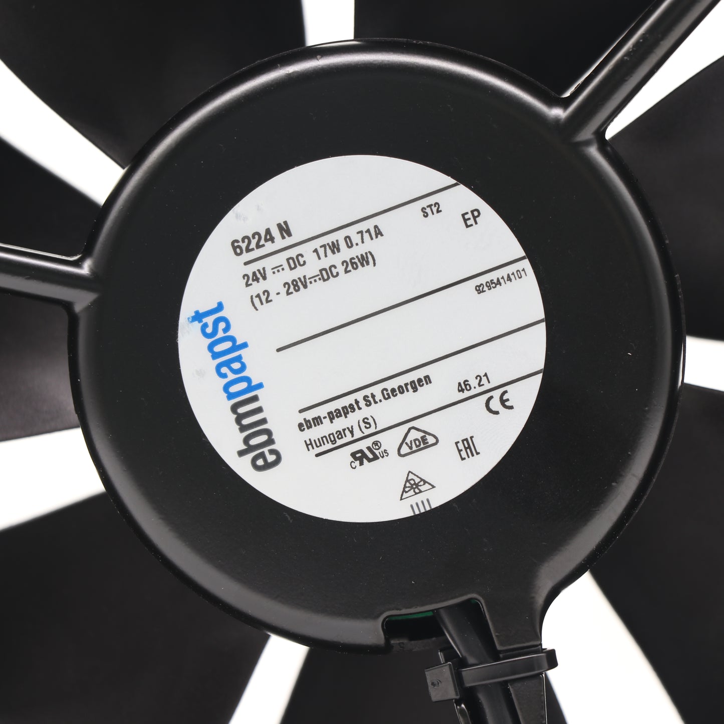 6224N Compact Fan 3400RPM | ebm-papst