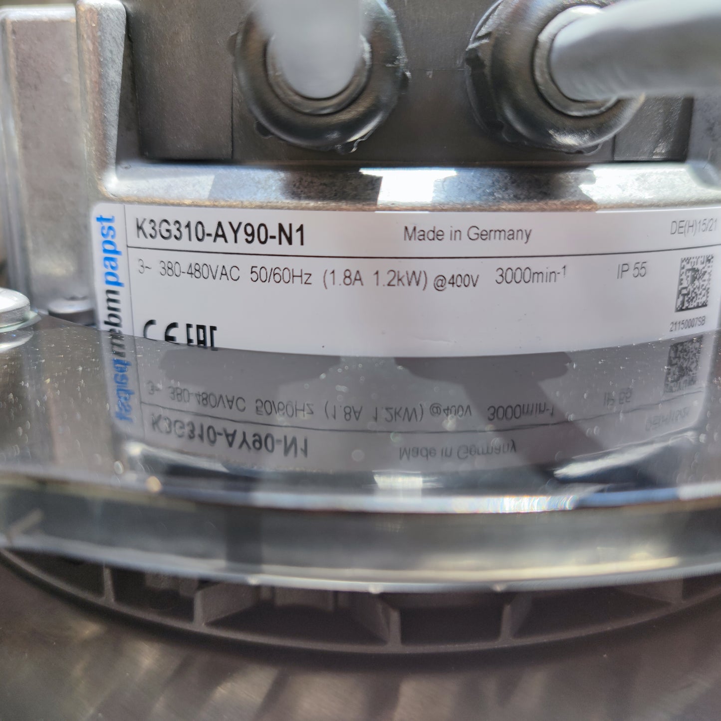 ebm-papst 3000RPM K3G310-AY90-N1 Centrifugal Fan 1200W