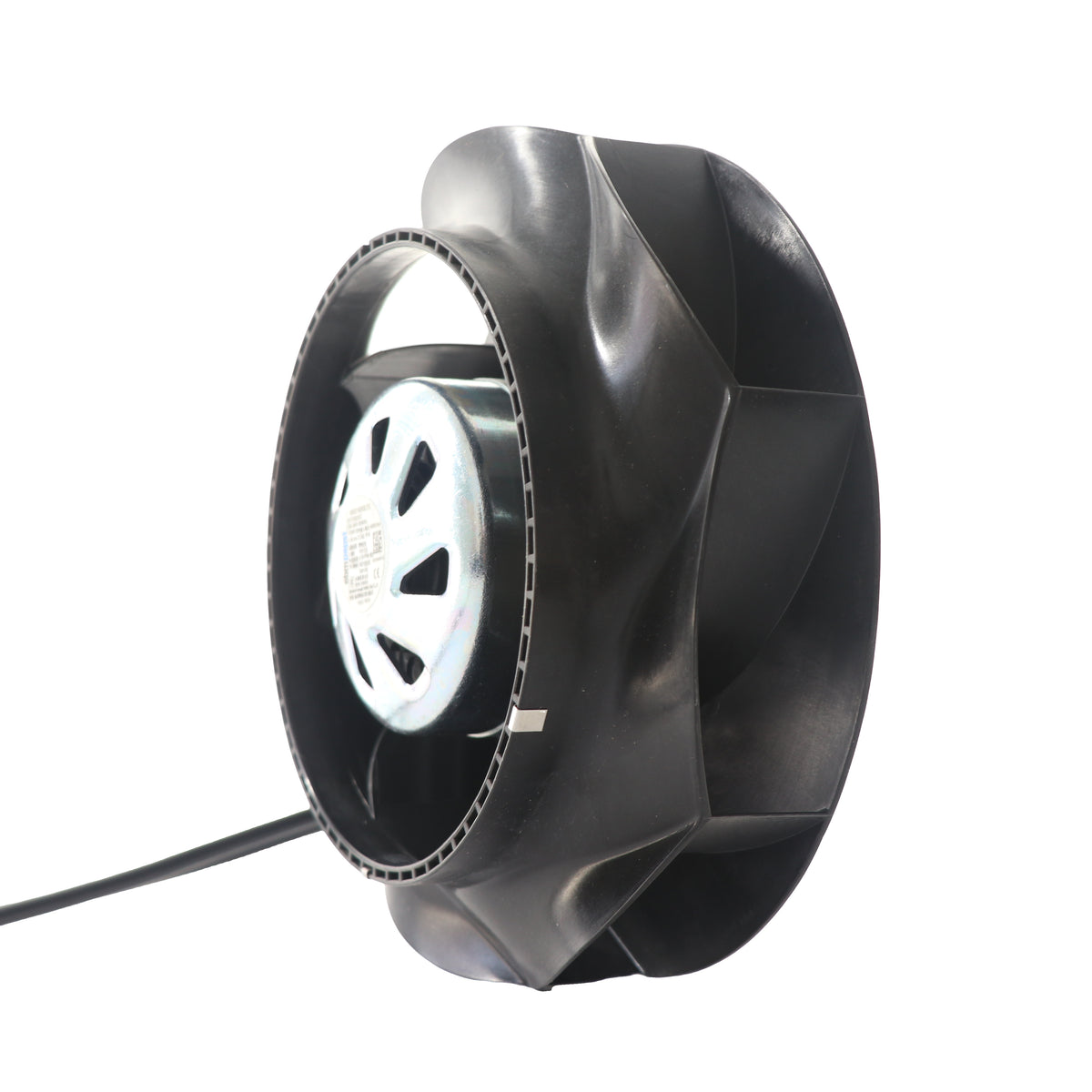 Side view of ebm-papst 8317082557 VBS0190RSLFS centrifugal fan