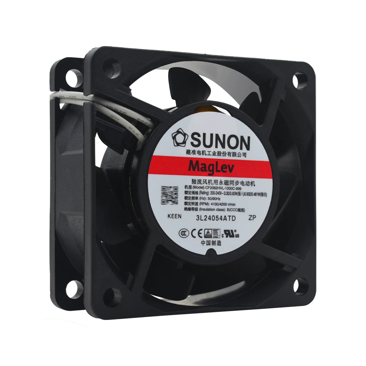 SUNON 220V AC CF2062HVL-1000C-999 Axial Fan 60*60*25mm product image