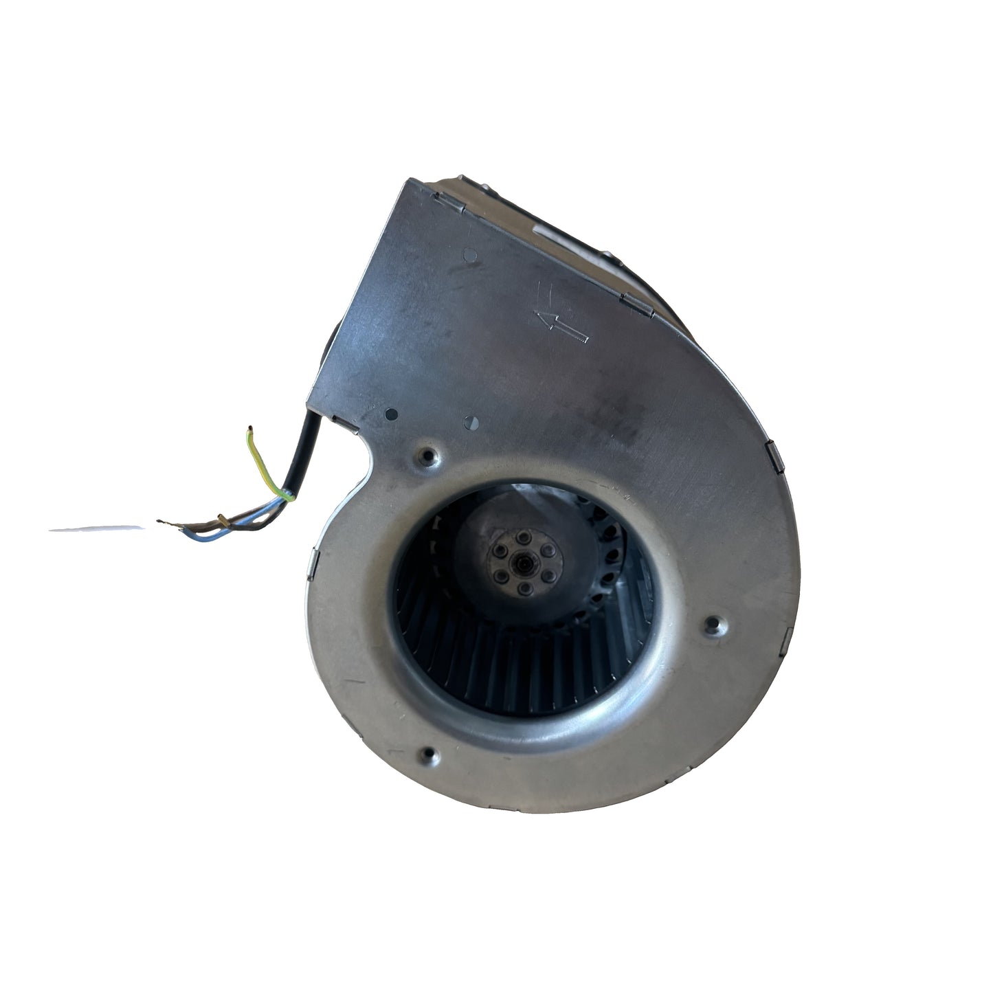 Side view of ebm-papst D2E097-BI56-02 centrifugal fan