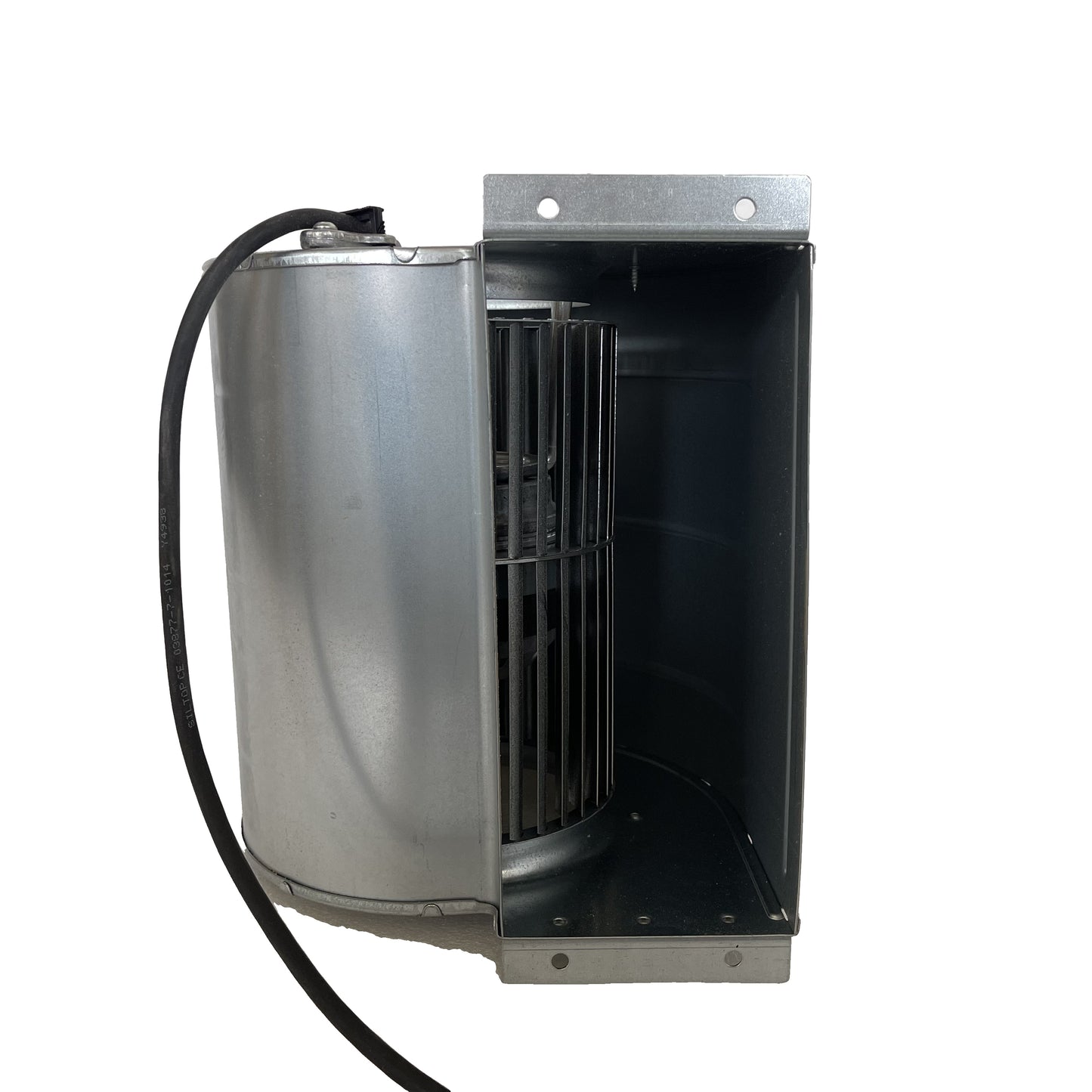 Side view of ebm-papst D2E133-DM64-I5 centrifugal fan