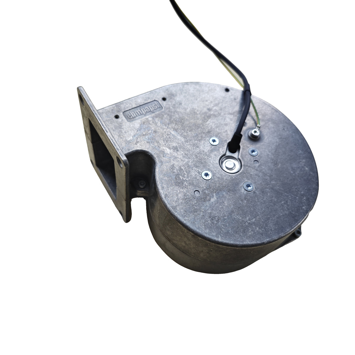 Side view of ebm-papst G2E108-AA01-01 centrifugal fan