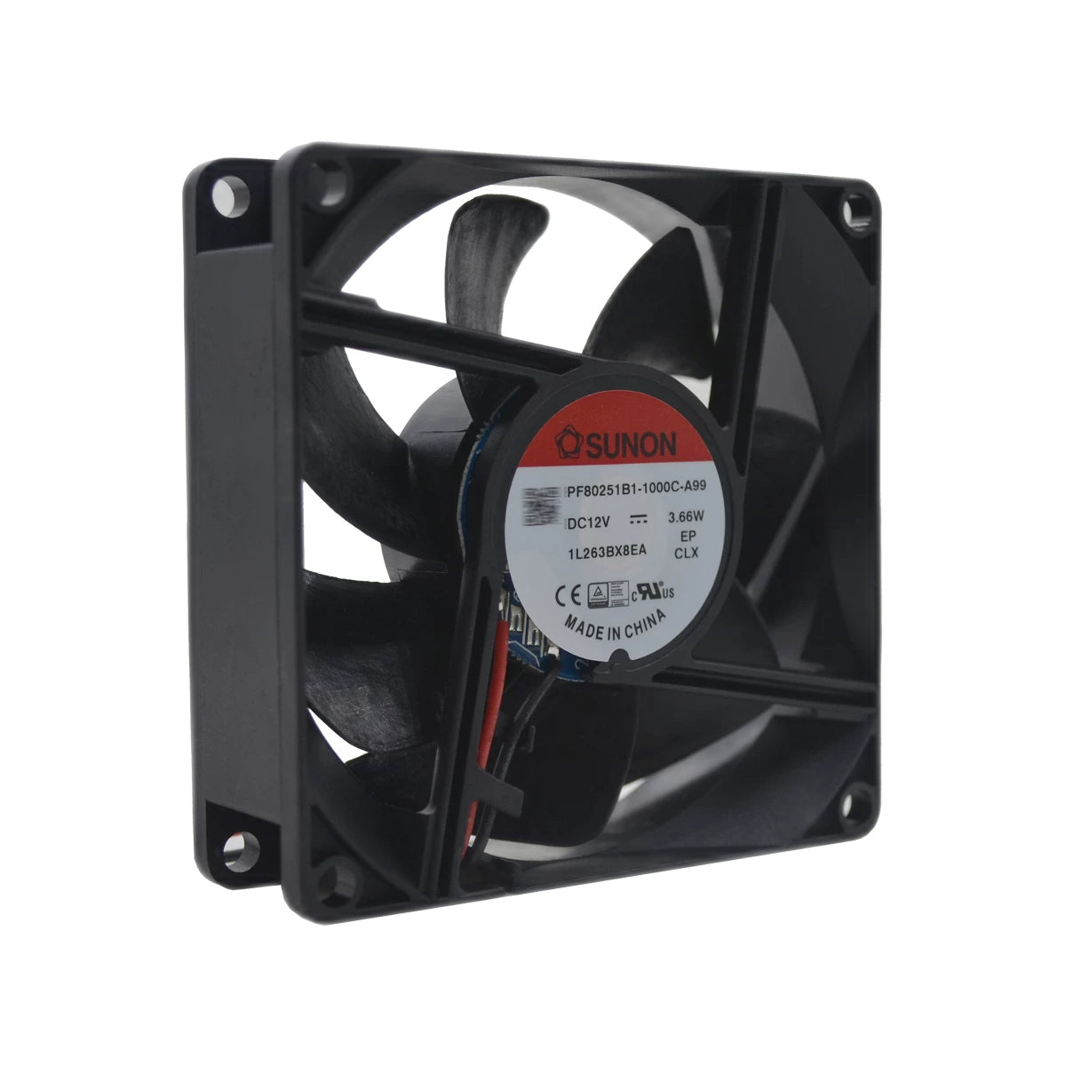 SUNON 12V DC PF80251B1-1000C-A99 Axial Fan 80*80*25mm product image