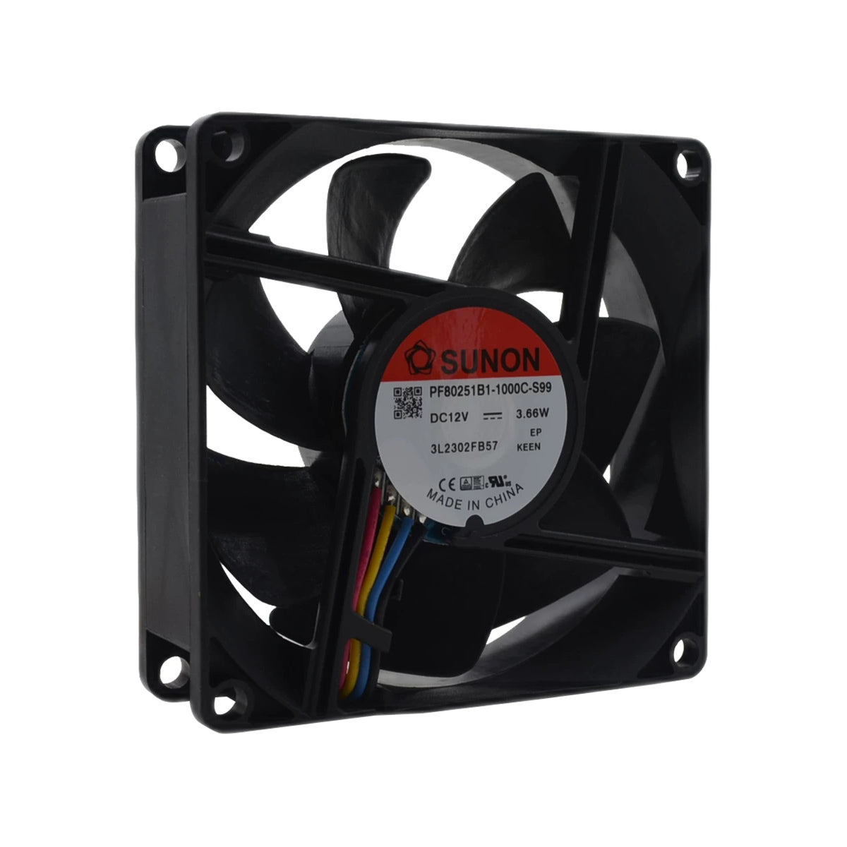 SUNON 12V DC PF80251B1-1000C-S99 Axial Fan 80*80*25mm product image