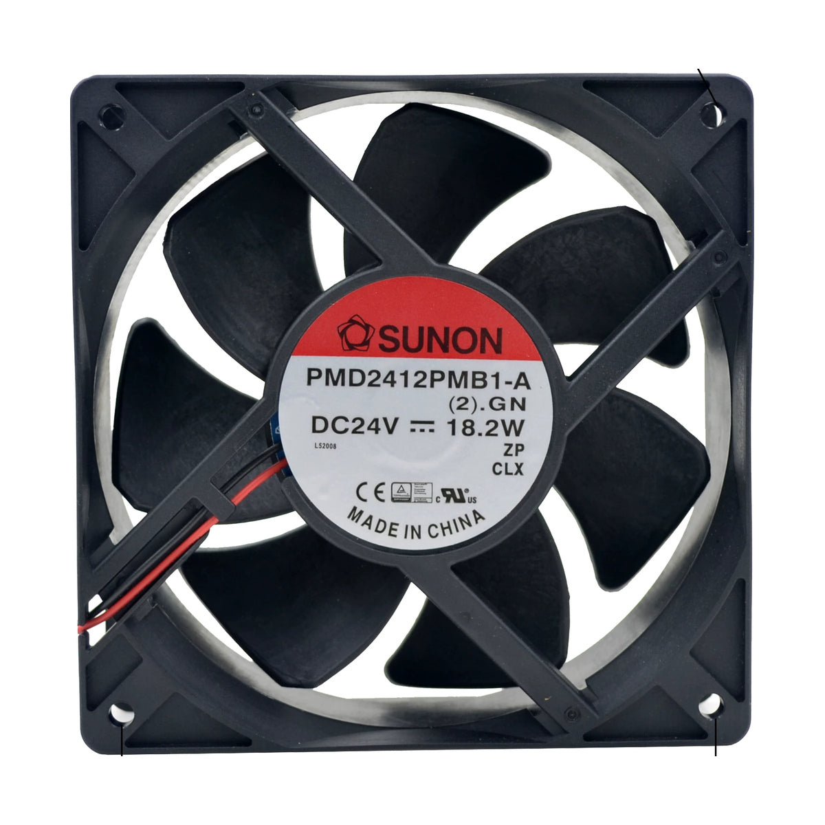 SUNON 24V DC PMD2412PMB1-A(2)GN Axial Fan 120*120*38mm product image