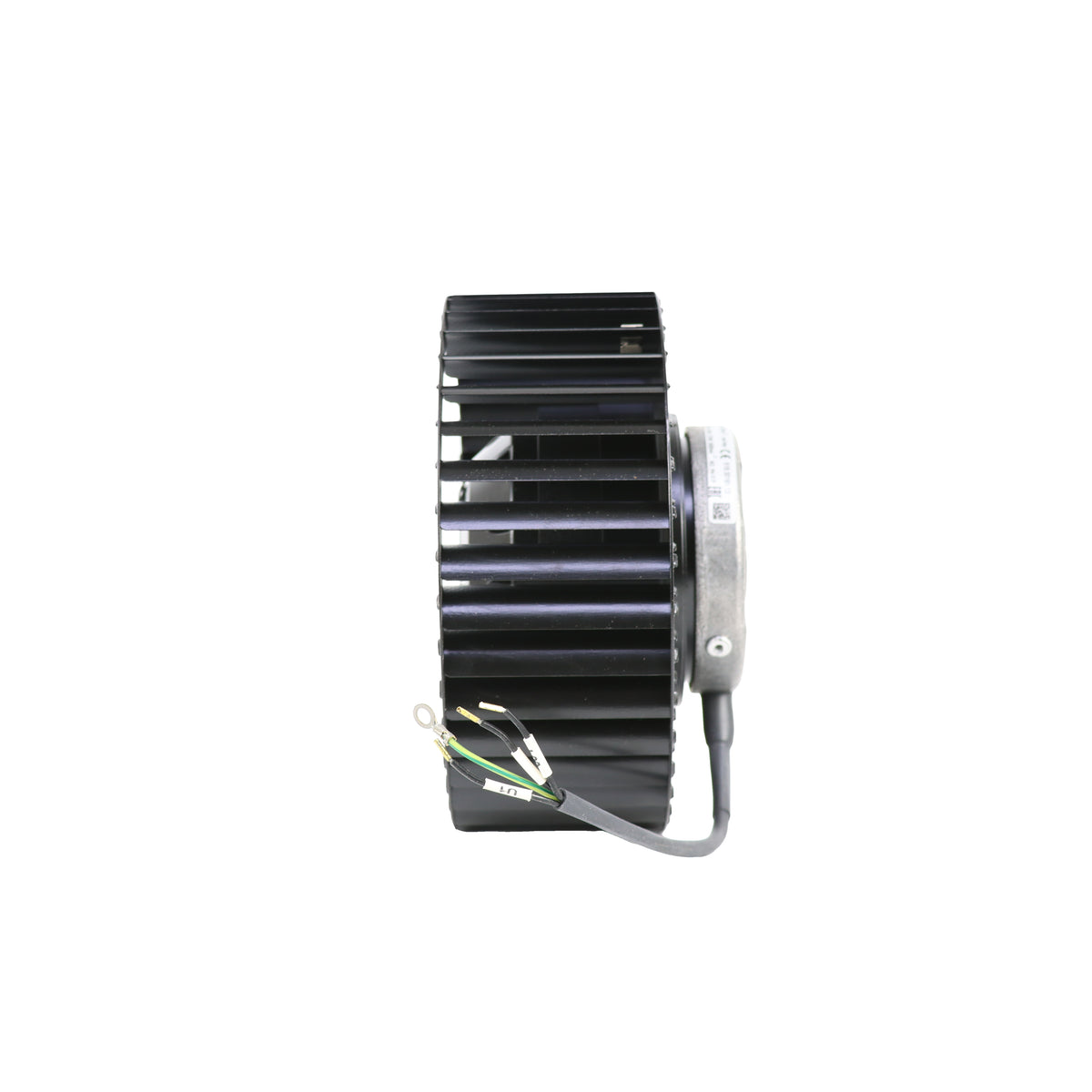 Side view of ebm-papst R2D160-AC02-13 centrifugal fan