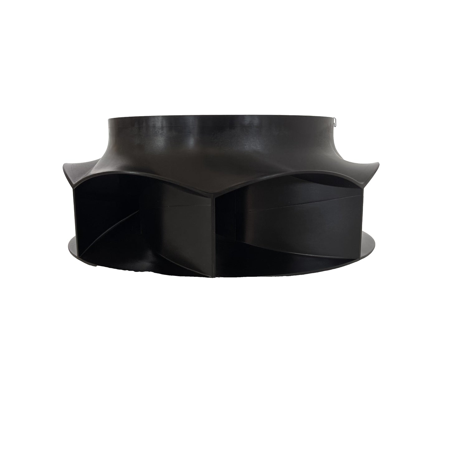 Side view of ebm-papst R2E225-RA92-37 centrifugal fan