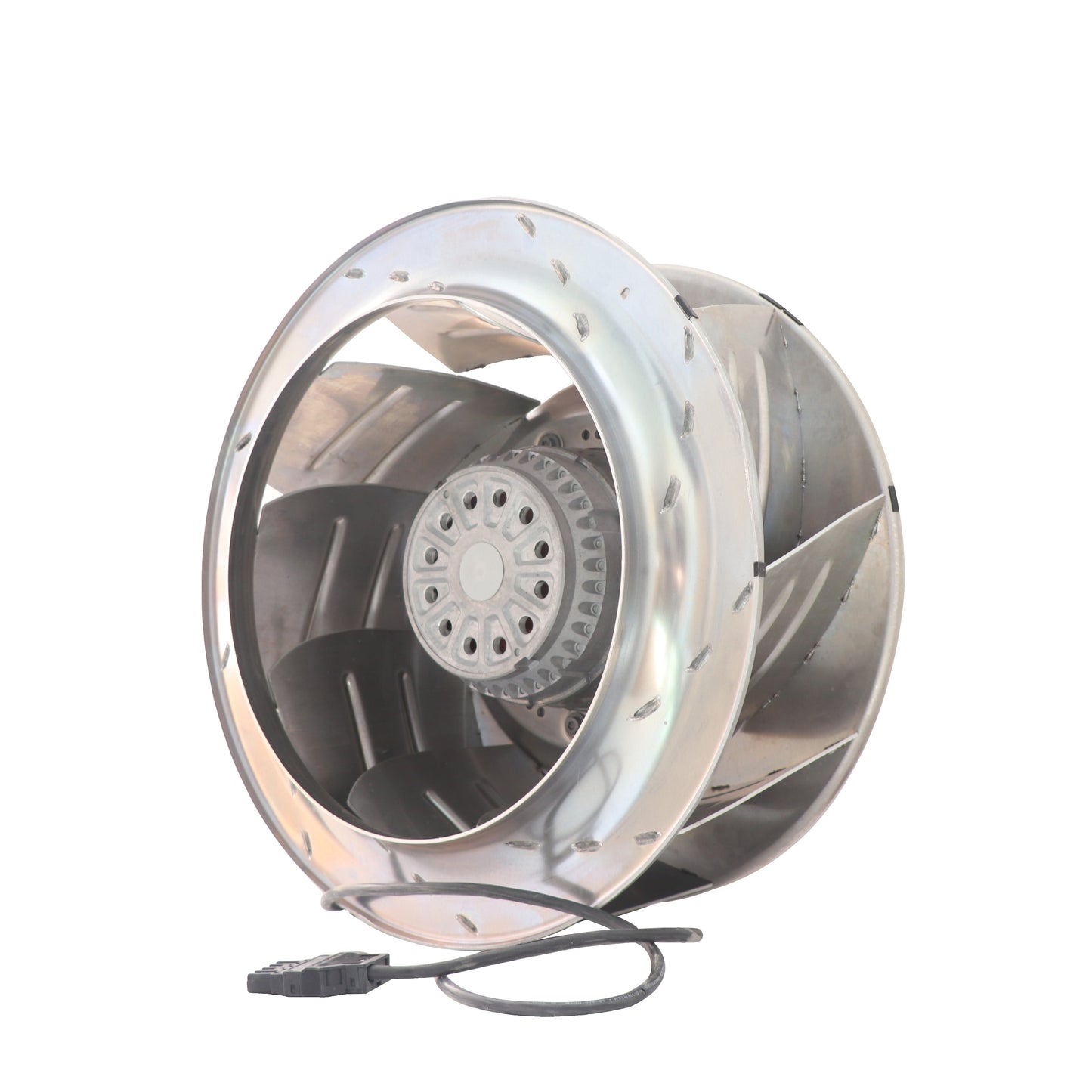 Side view of ebm-papst R4D500-AT03-08 centrifugal fan
