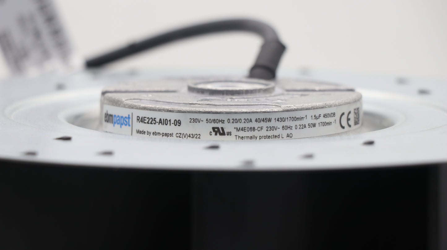 R4E225-AI01-09 Centrifugal Fan 40W | ebm-papst