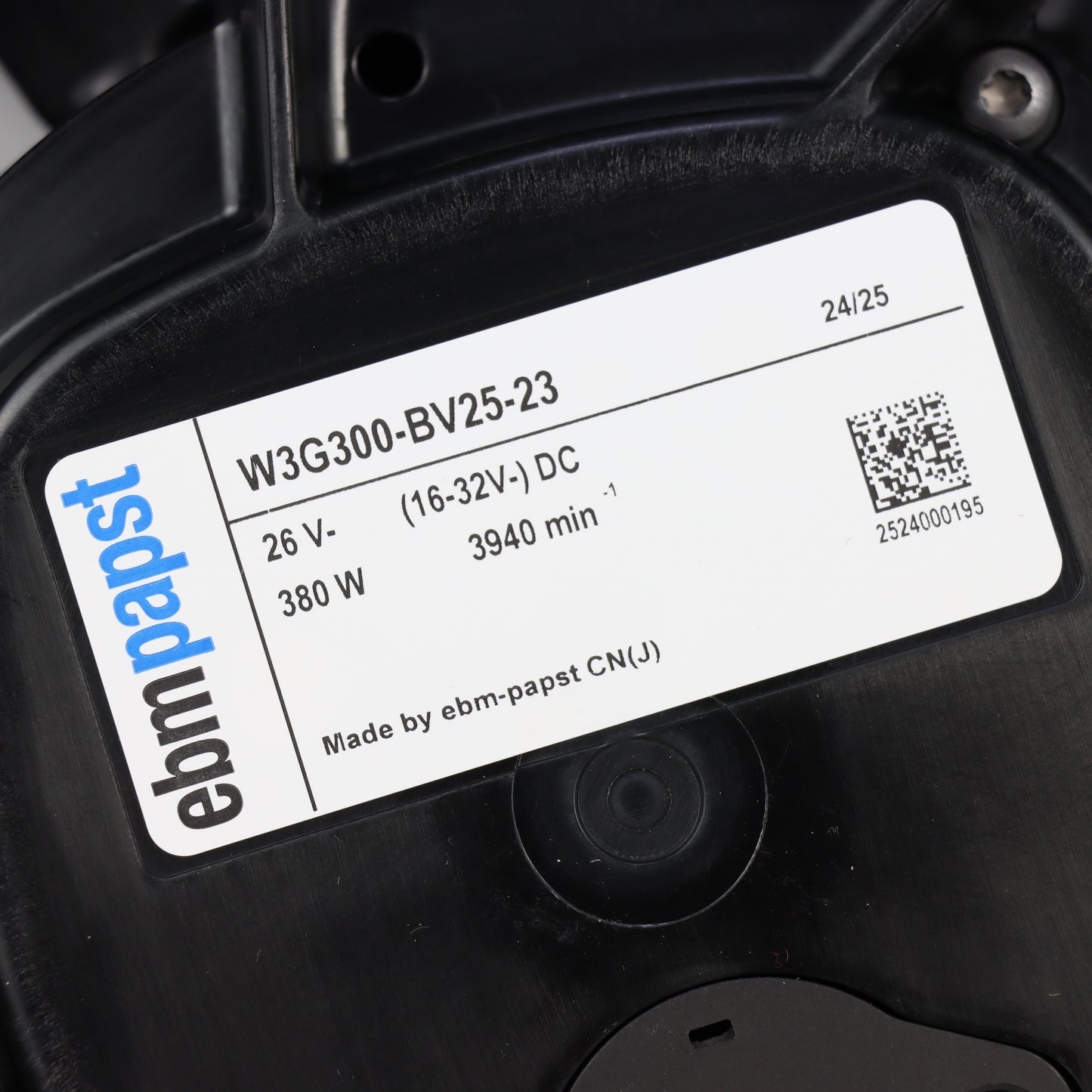 ebm-papst W3G300-BV25-23 Axial Fan 3940RPM