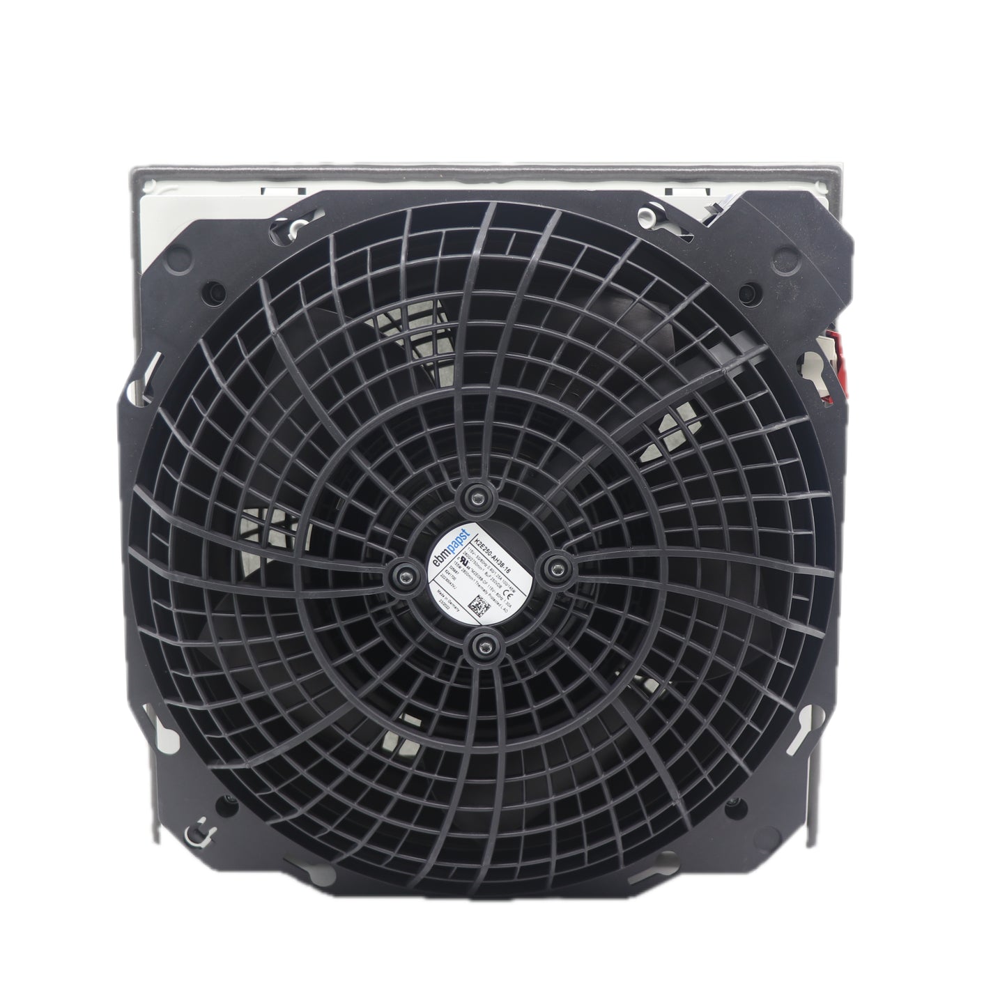 Back view of ebm-papst K2E250-AH38-16 axial fan
