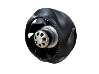 Front view of ebm-papst R3G225-RE09-08 centrifugal fan