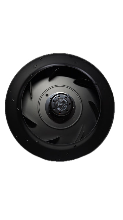 Front view of ebm-papst R3G470-AB05-24 centrifugal fan