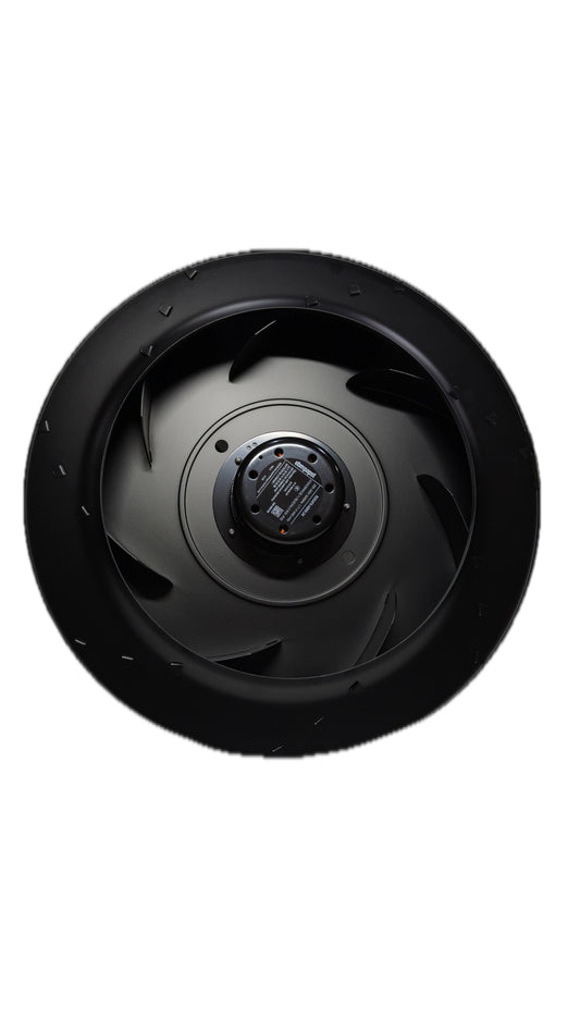 Front view of ebm-papst R3G470-AB05-24 centrifugal fan