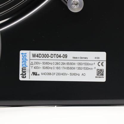 ebm-papst 1350RPM W4D300-DT04-09 Axial Fan 65W