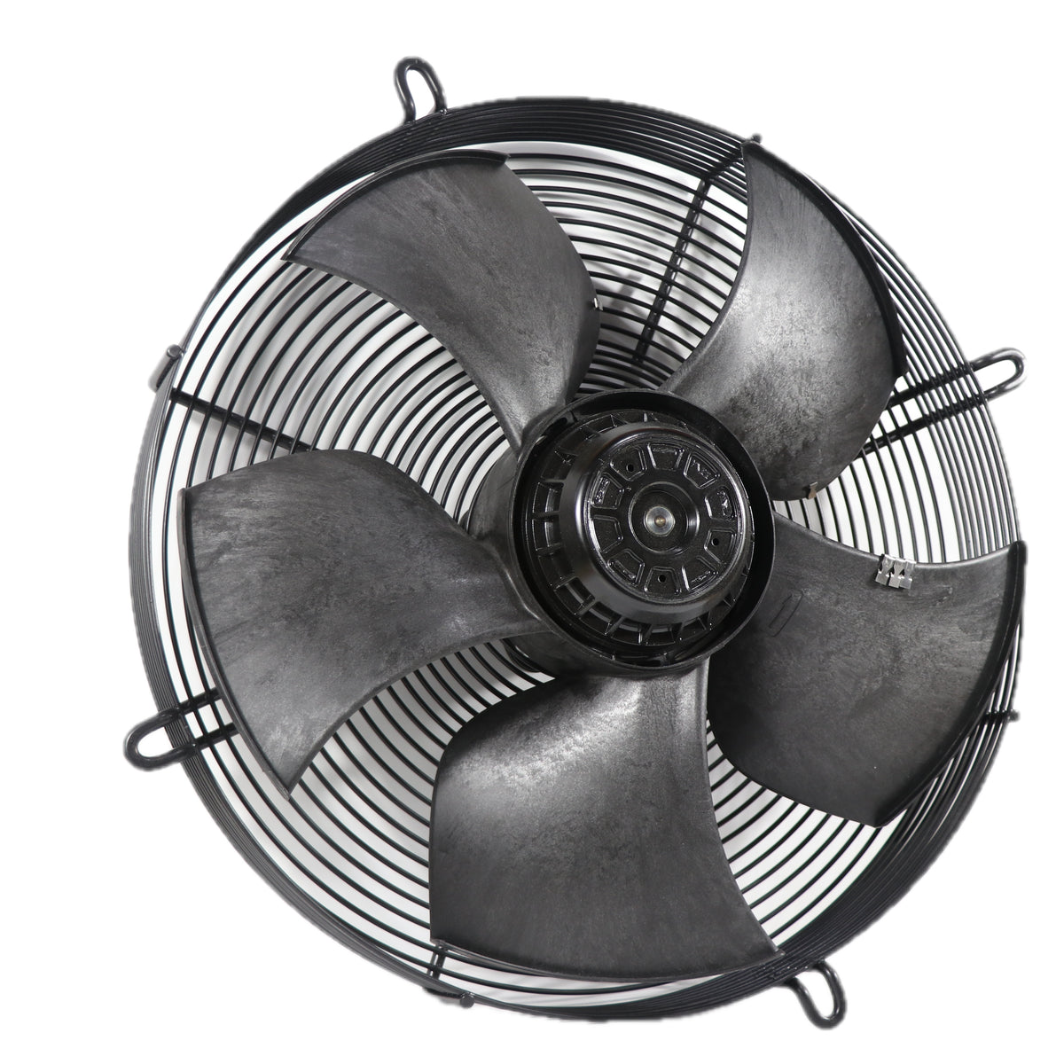 Front view of ebm-papst S4E450-AU03-01/C01 axial fan