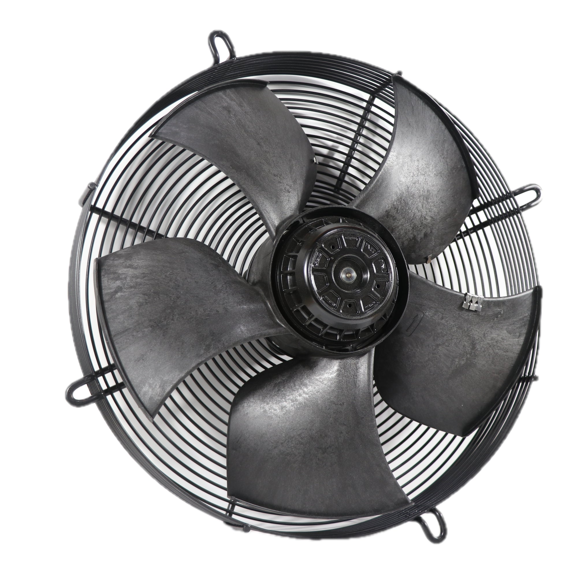 Front view of ebm-papst S4E450-AU03-01/C01 axial fan