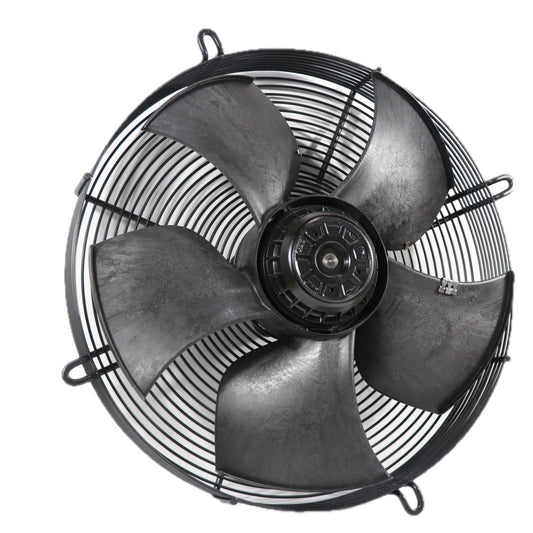 Front view of ebm-papst S4E450-AU03-01/C01 axial fan