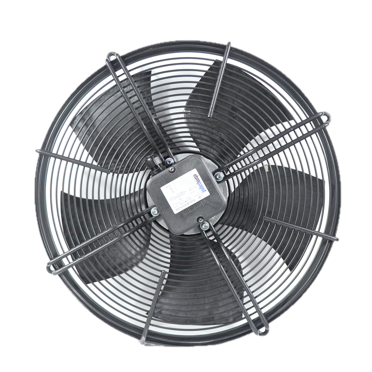 Back view of ebm-papst S4E450-AU03-01/C01 axial fan