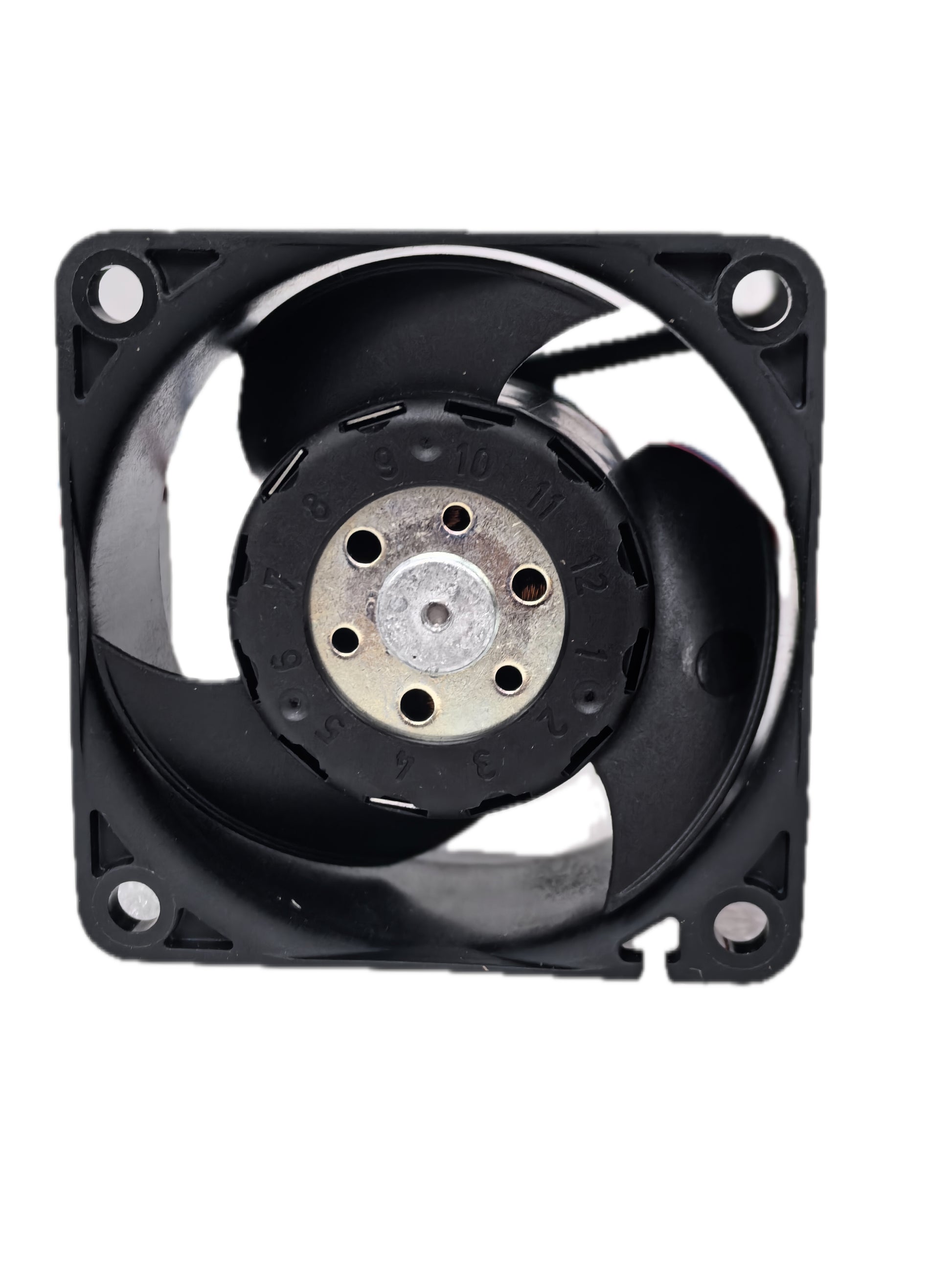 Front view of ebm-papst 614JH compact fan