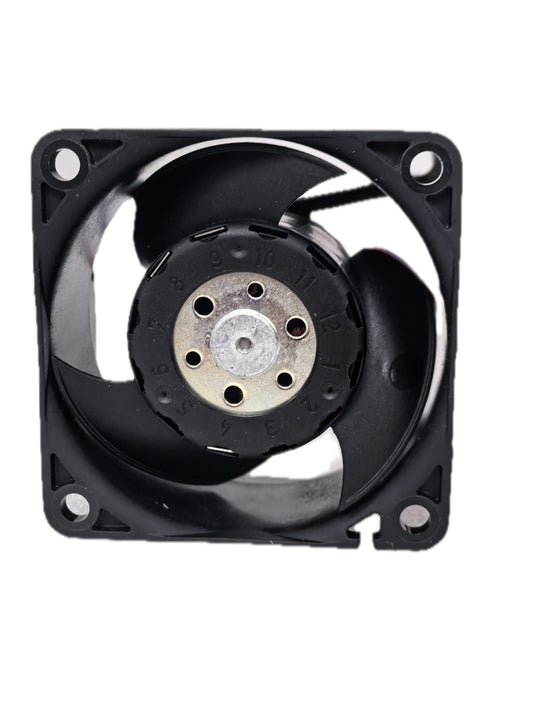 Front view of ebm-papst 614JH compact fan