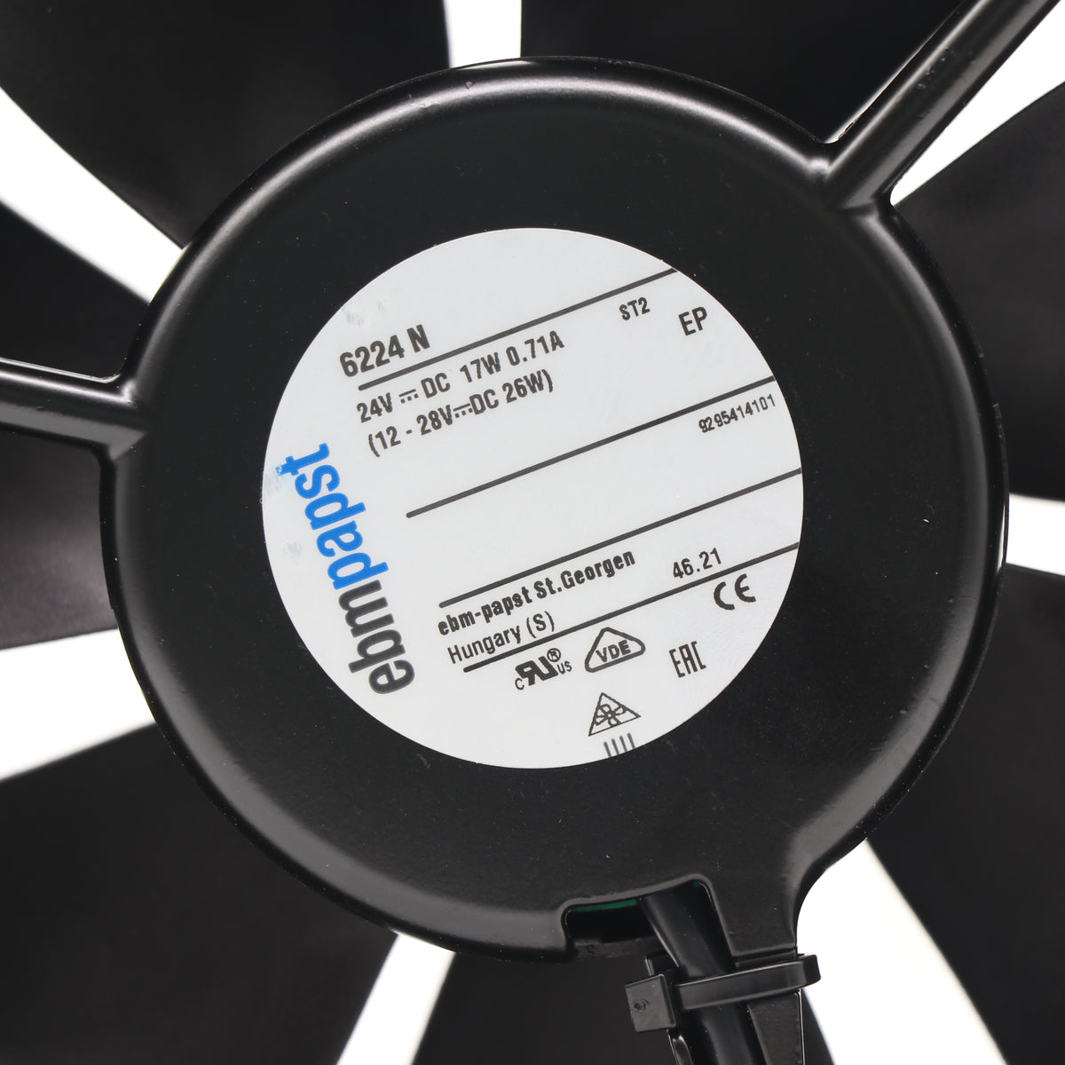 6224N Compact Fan 3400RPM | ebm-papst