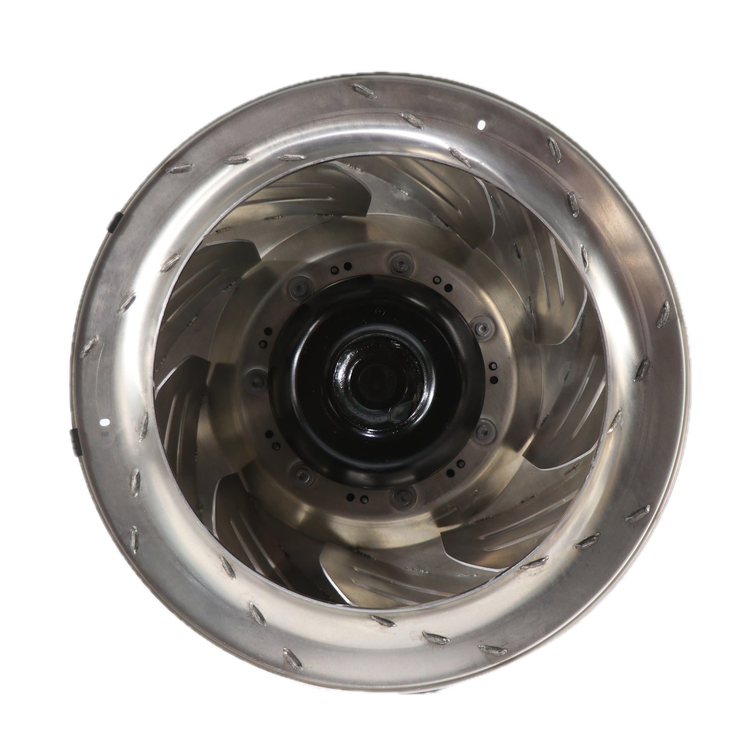 Front view of ebm-papst R3G500-AG25-01 centrifugal fan