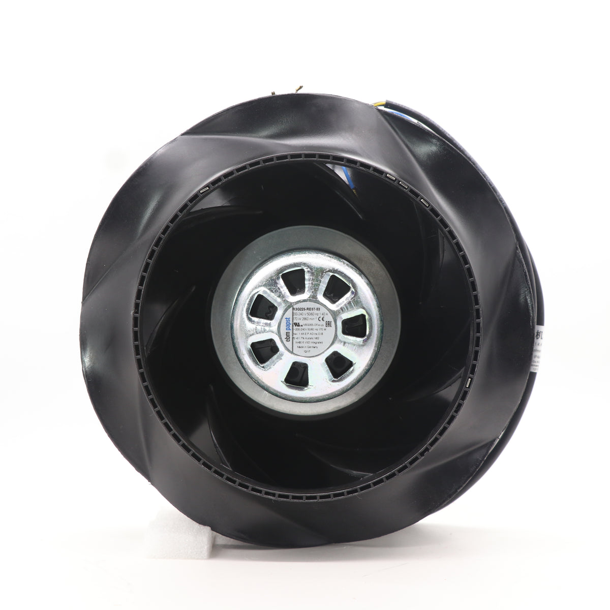 R3G225-RE07-03 550Pa Centrifugal Fan by ebm-papst