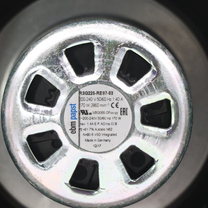R3G225-RE07-03 550Pa Centrifugal Fan by ebm-papst