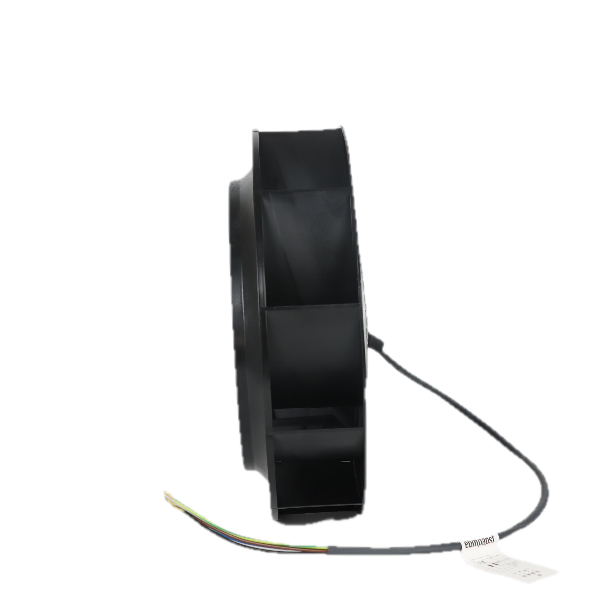 Side view of ebm-papst R2E220-AA40-80 centrifugal fan