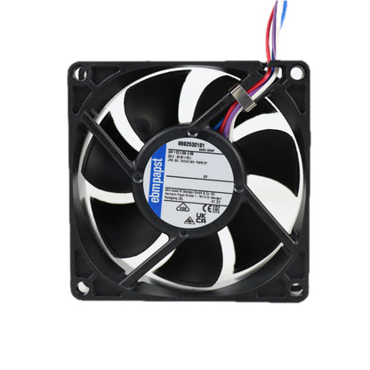 Back view of ebm-papst 8454/2H4P compact fan