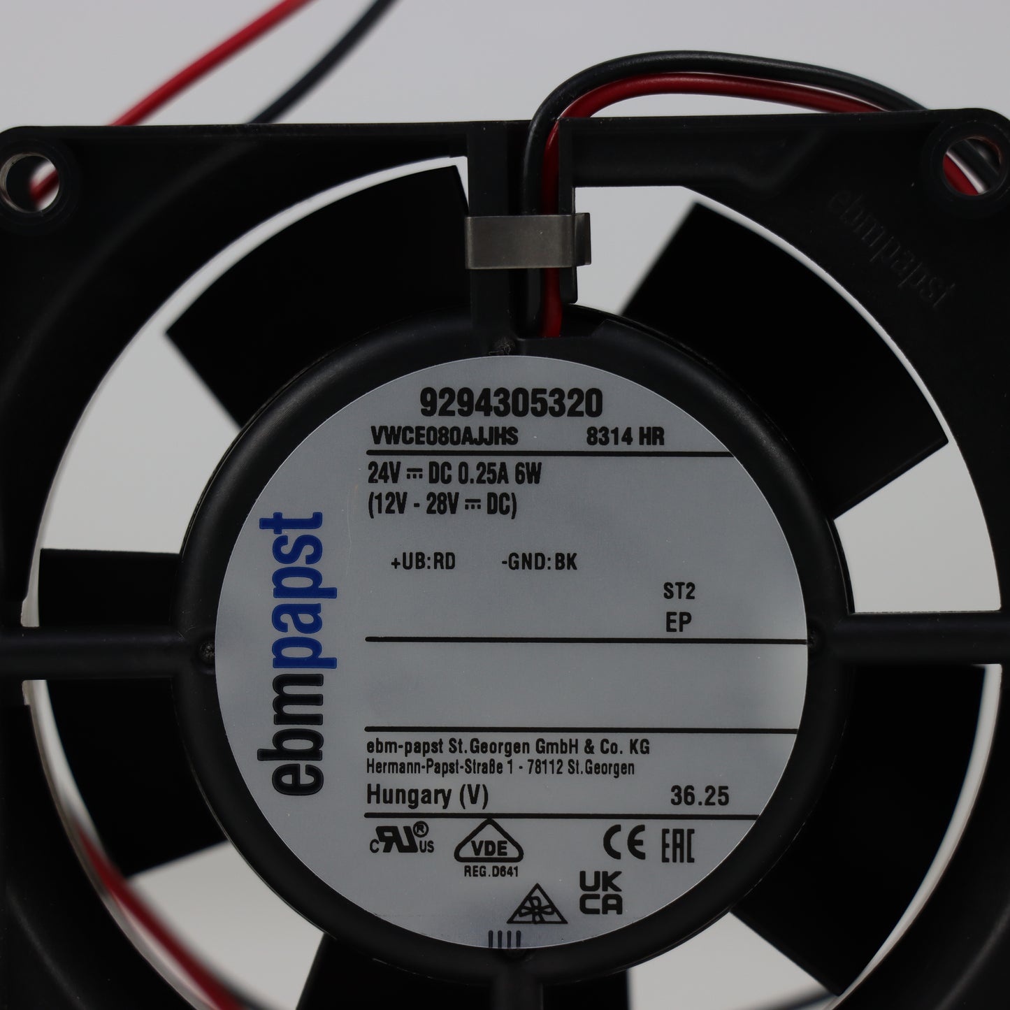 ebm-papst 8314HR Industrial Fan
