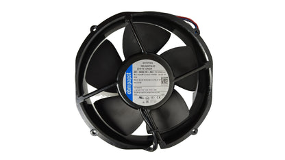 Front view of ebm-papst 2218F/2TDH4OR-227 compact fan