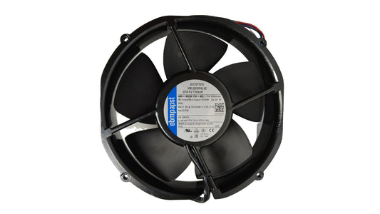 Front view of ebm-papst 2218F/2TDH4OR-227 compact fan