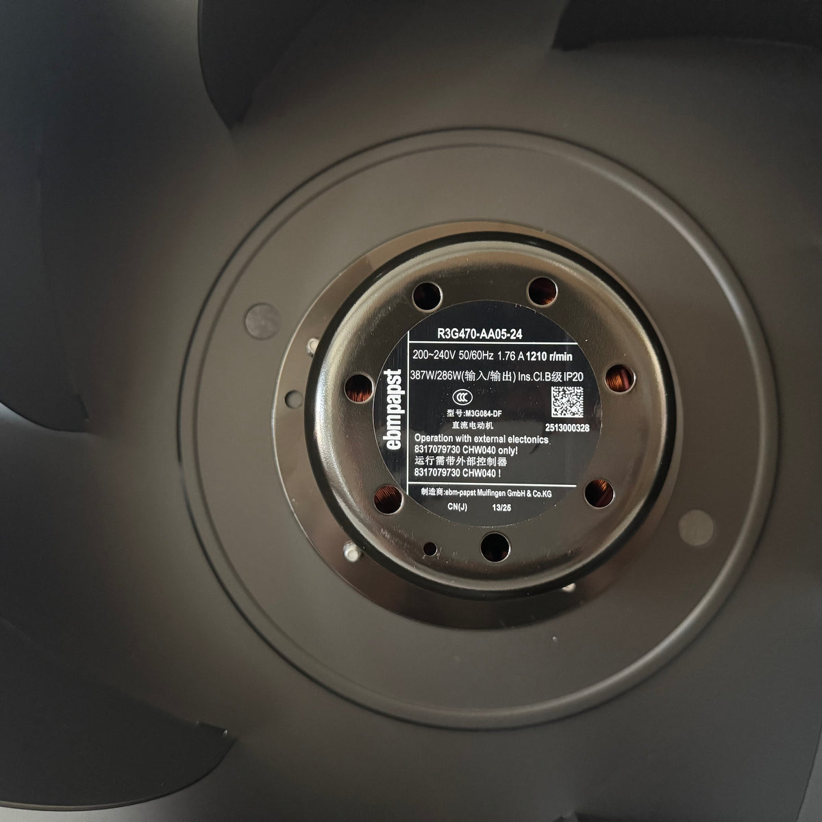 R3G470-AA05-24 470mm Industrial Fan by ebm-papst