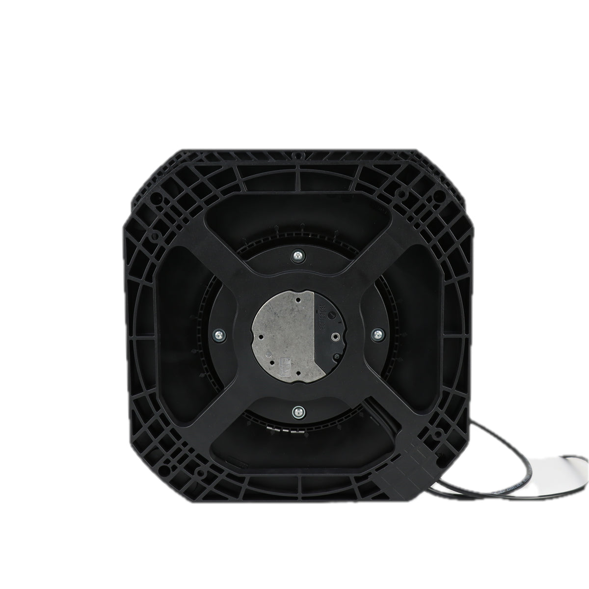 Back view of ebm-papst K3G250-RF51-10 centrifugal fan