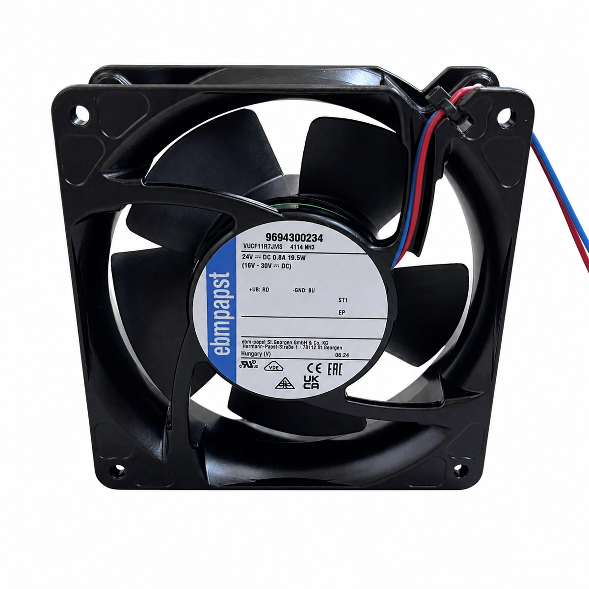 ebm-papst 19.5W 4114NH3 Compact Fan 24V