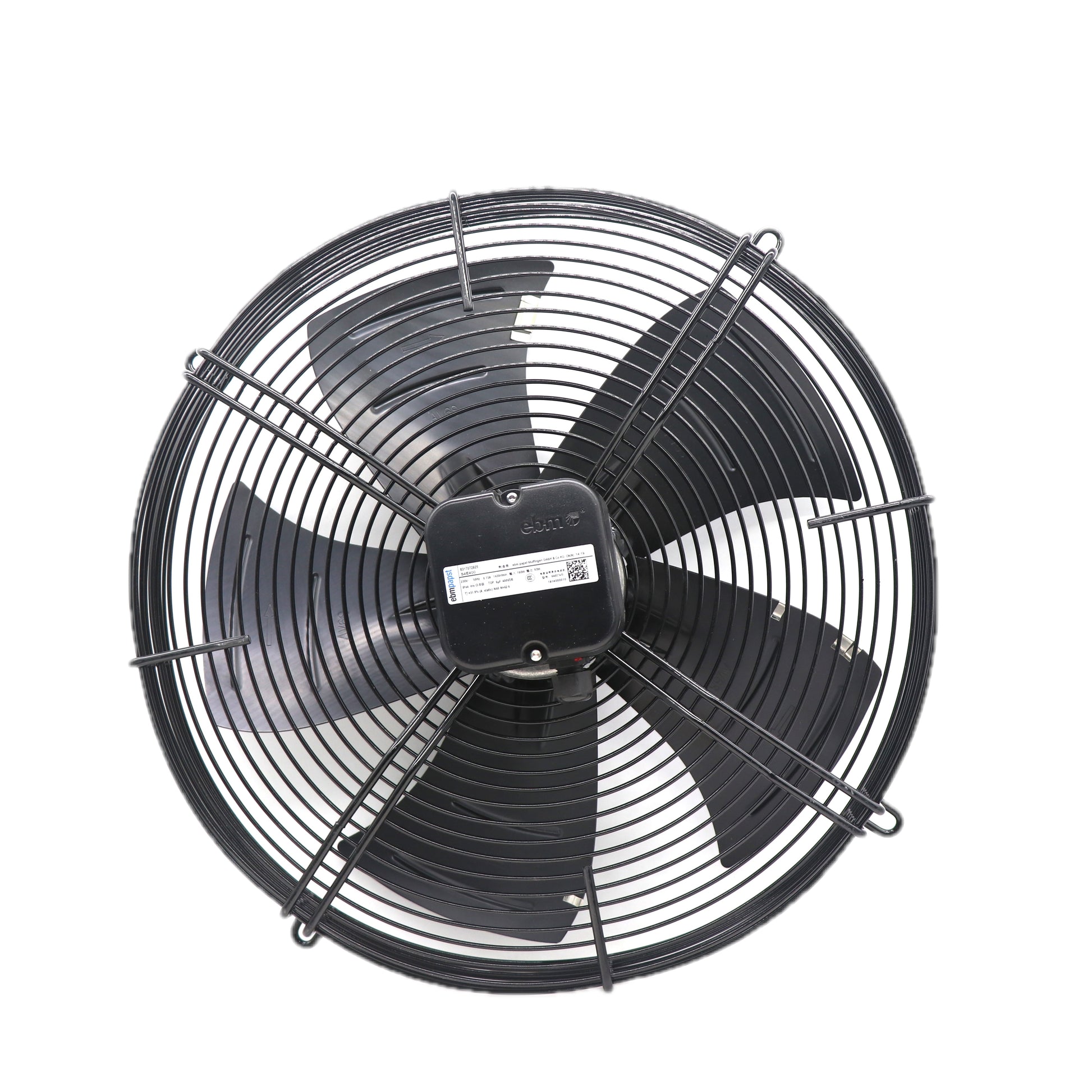 Back view of ebm-papst S4E400-8317072925 axial fan