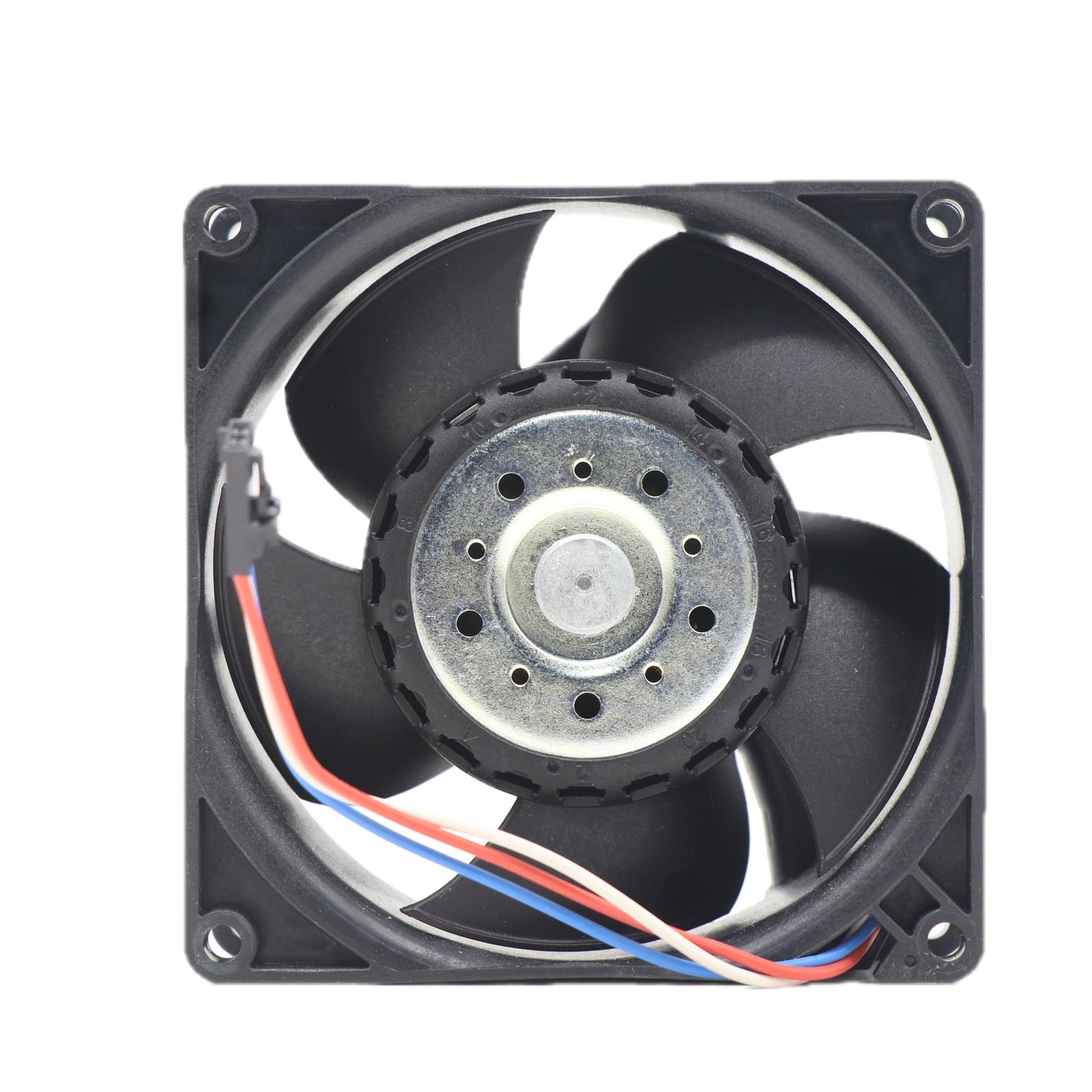 Front view of ebm-papst 3214J/2N-335 industrial fan