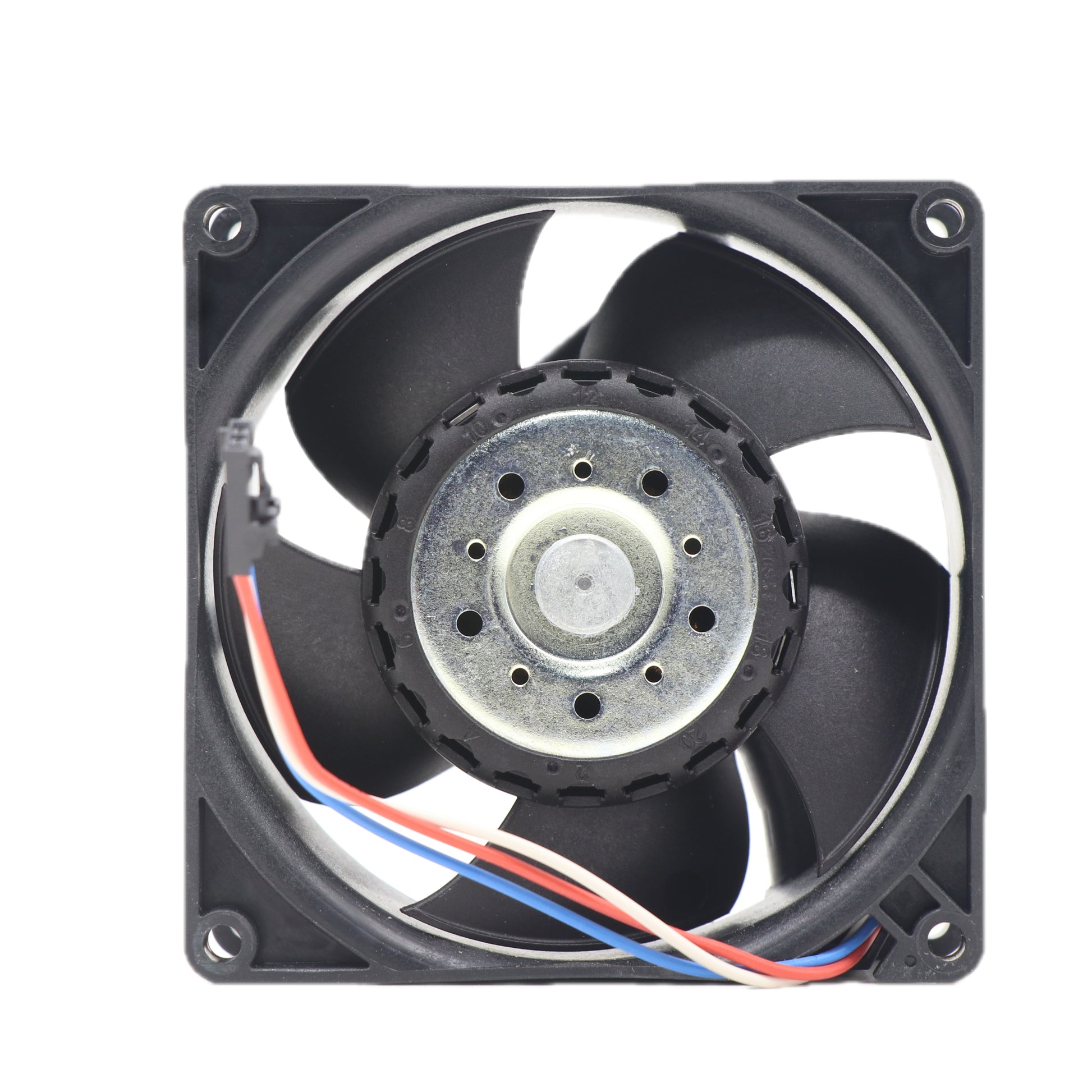 Front view of ebm-papst 3214J/2N-335 industrial fan