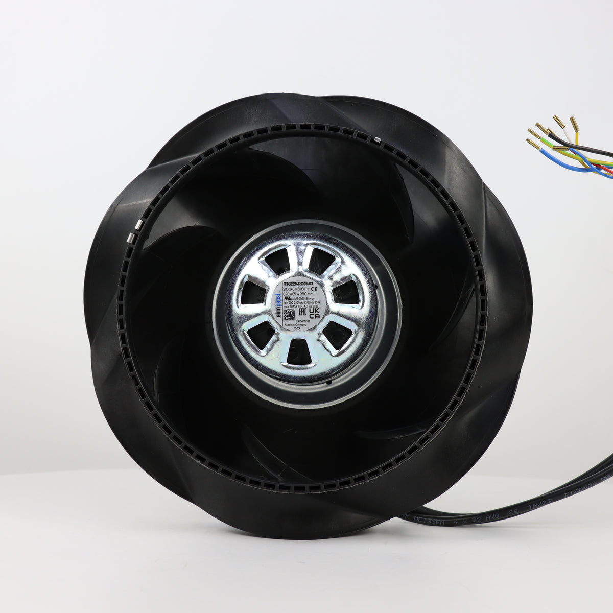 ebm-papst 2580RPM R3G220-RC05-03 Centrifugal Fan 85W