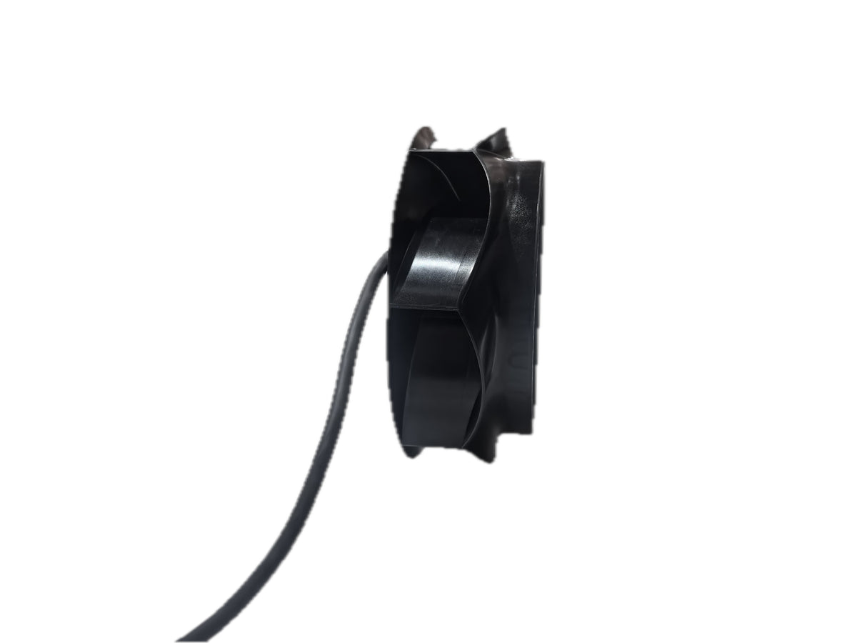 Side view of ebm-papst R2E175-RA52-01 centrifugal fan