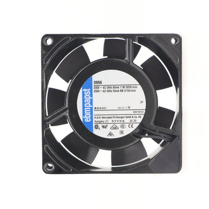 ebmpapst 3956 11W 92×92×25mm 230V Compact Fan - Equipment Cooling