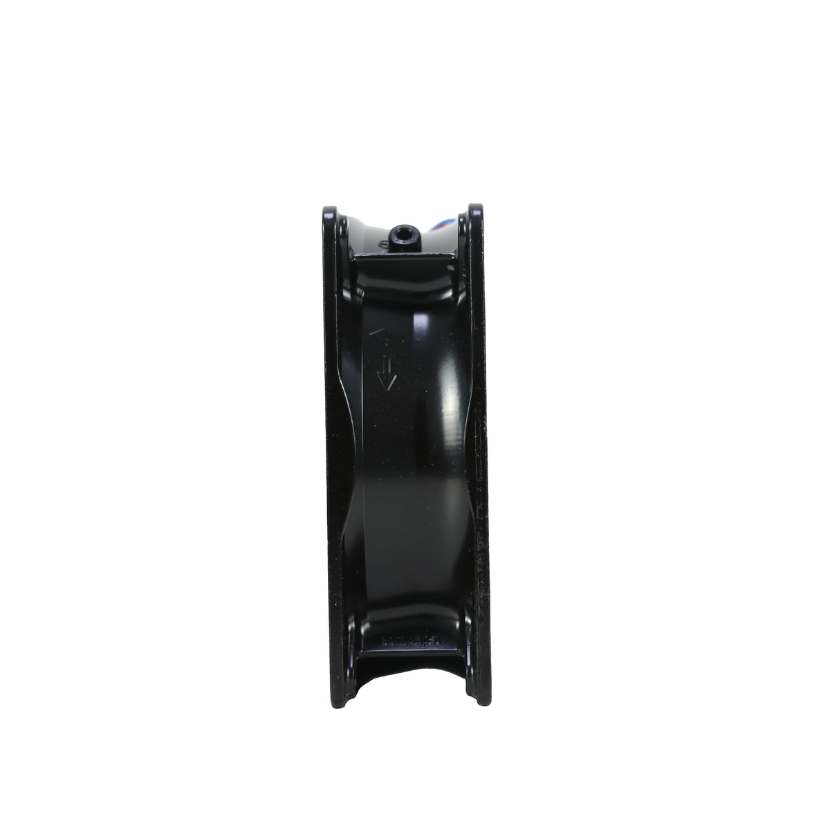 Side view of ebm-papst 4114N/2H4PU compact fan