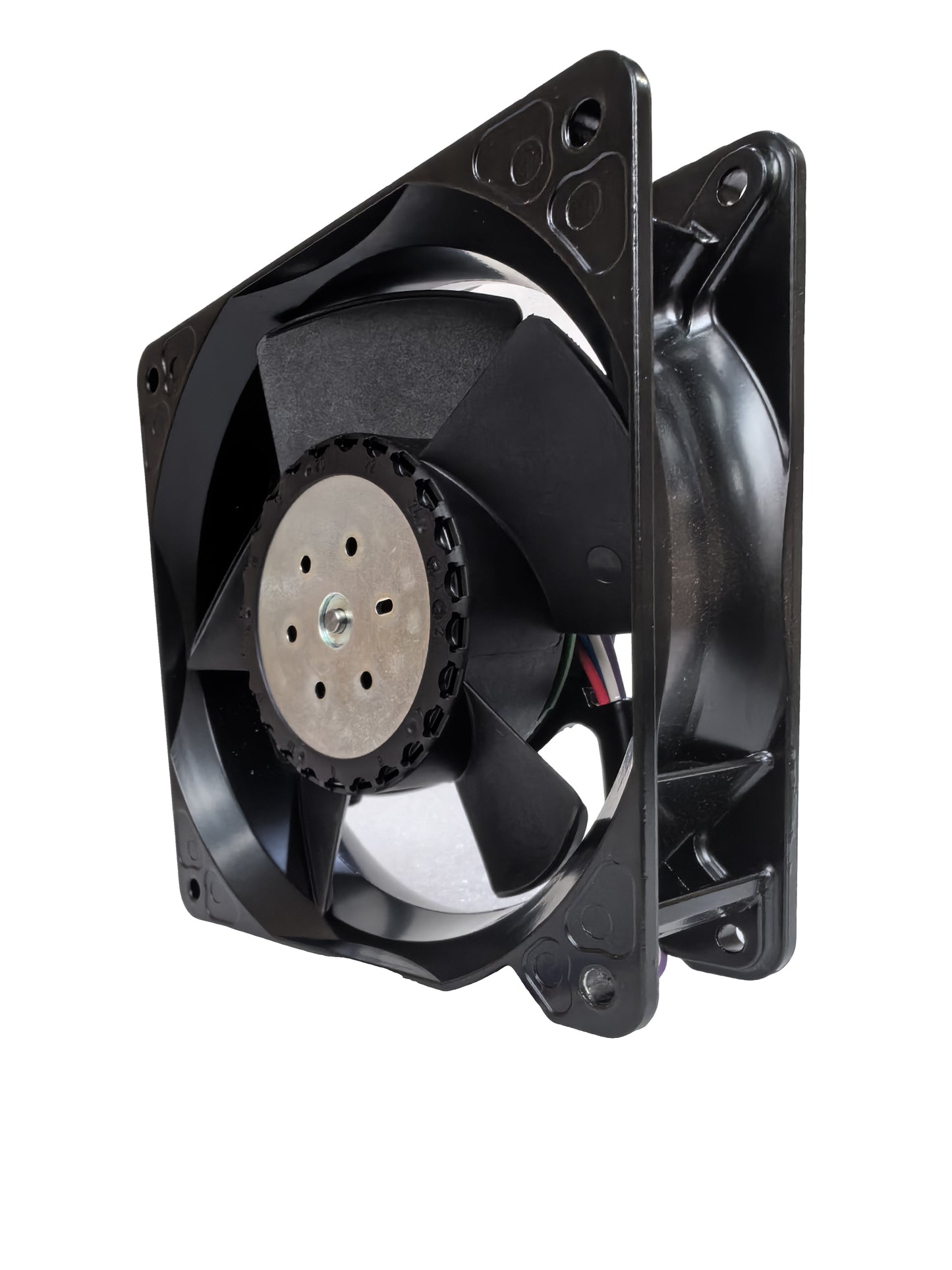 Back view of ebm-papst 4114N/2H7P compact fan