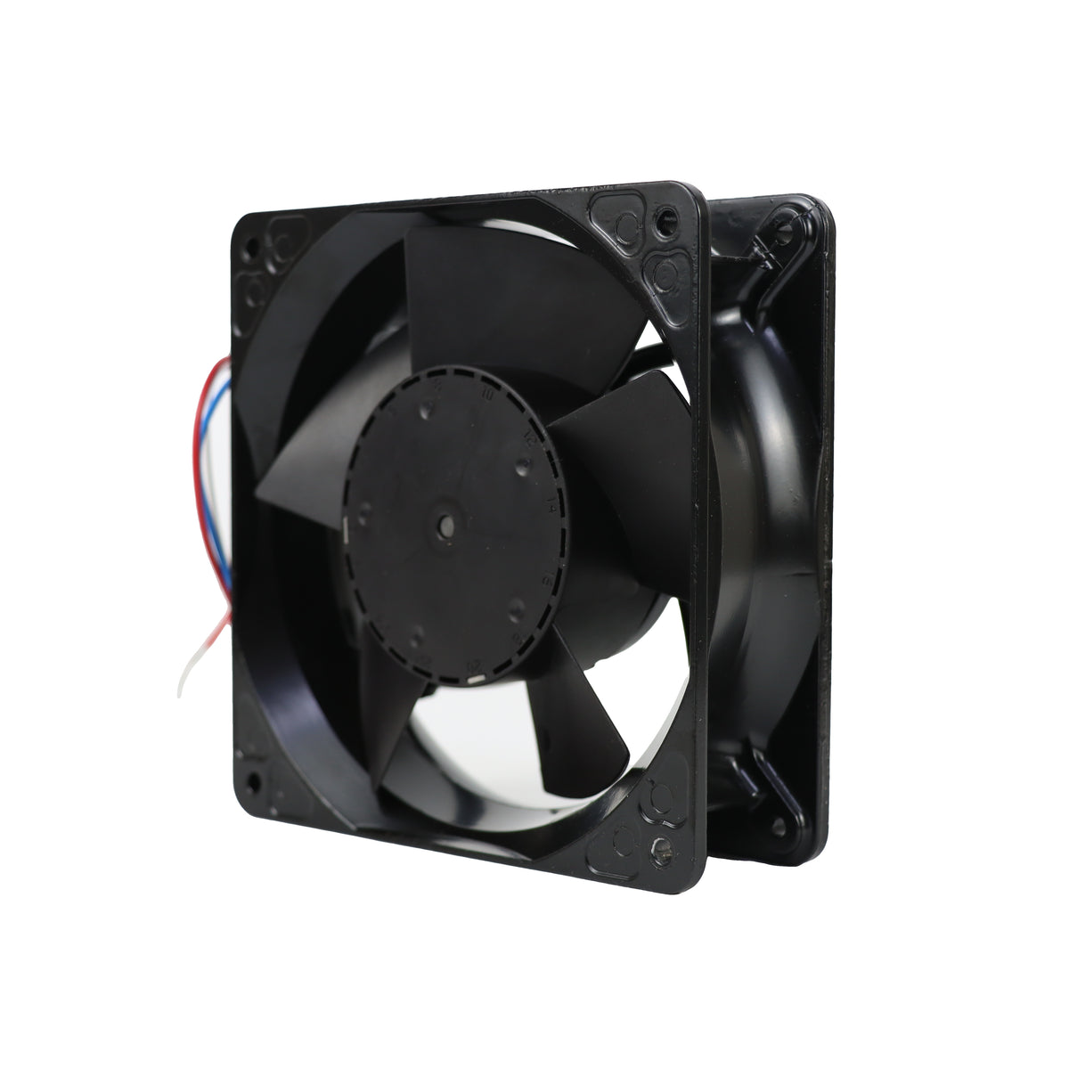Back view of ebm-papst 4114N/2XH compact fan