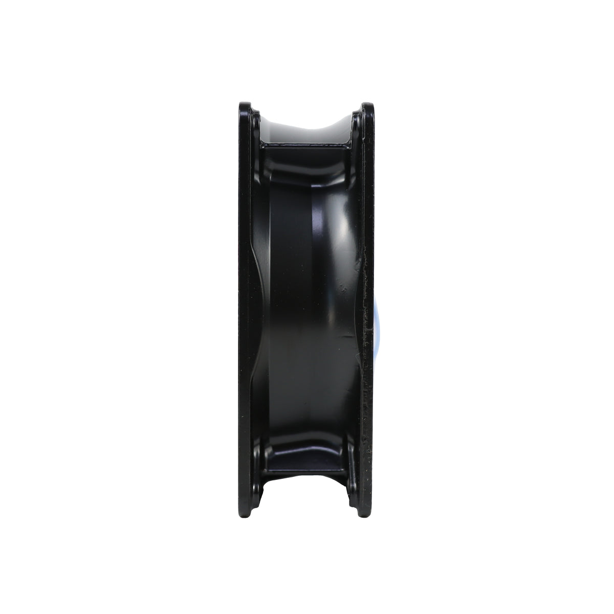 Side view of ebm-papst 4114N/2XH compact fan
